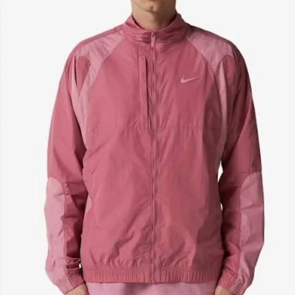Nike X NOCTA Drake Northstar Nylon Track Jacket Mens L Desert Berry - Picture 1 of 6